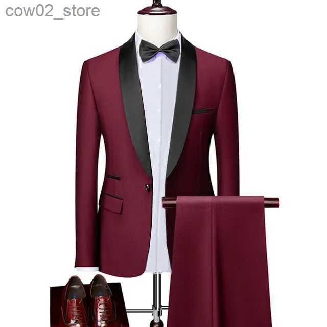 2 datorer Set Wine Red