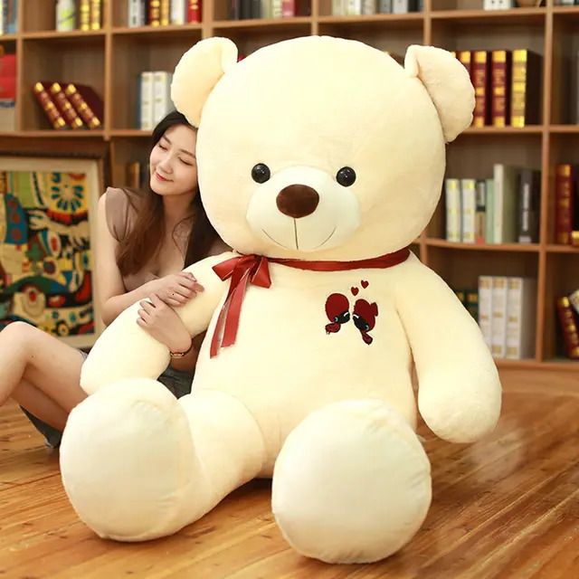 Ribbon Bear White