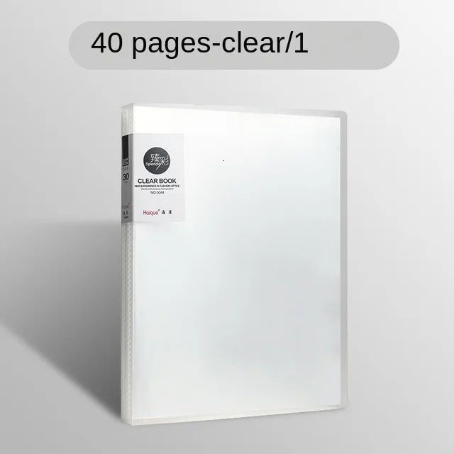 40 Pages White