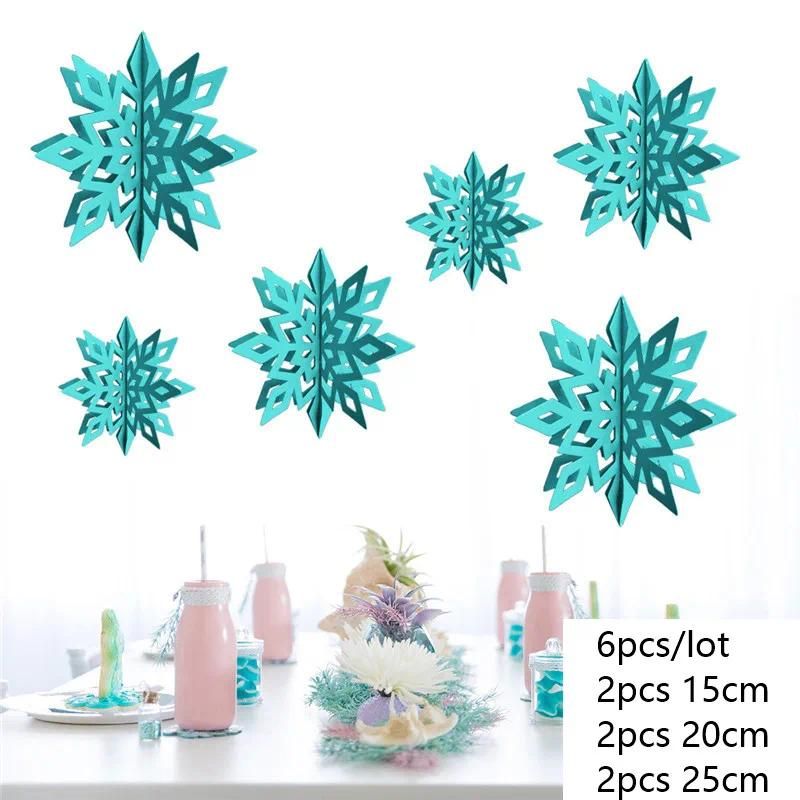 Light Blue 3D 6Pcs