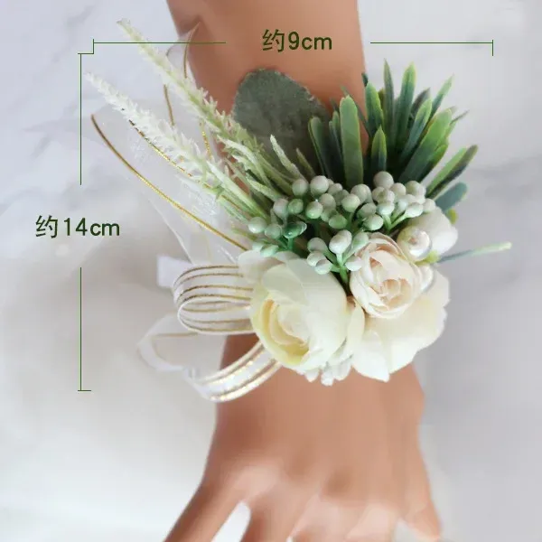 champagne corsage