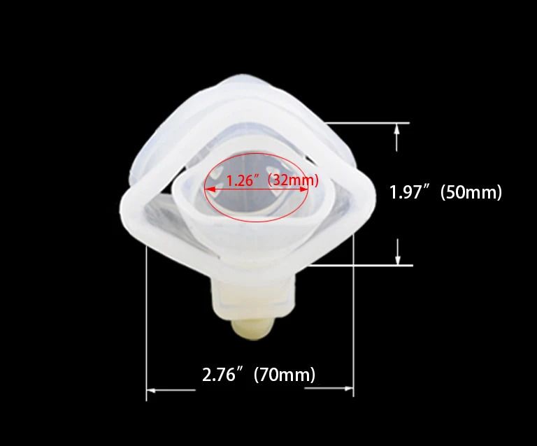 Weißer 50 -mm -Ring