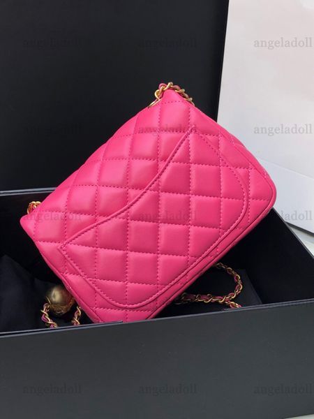 fuchsia real leather