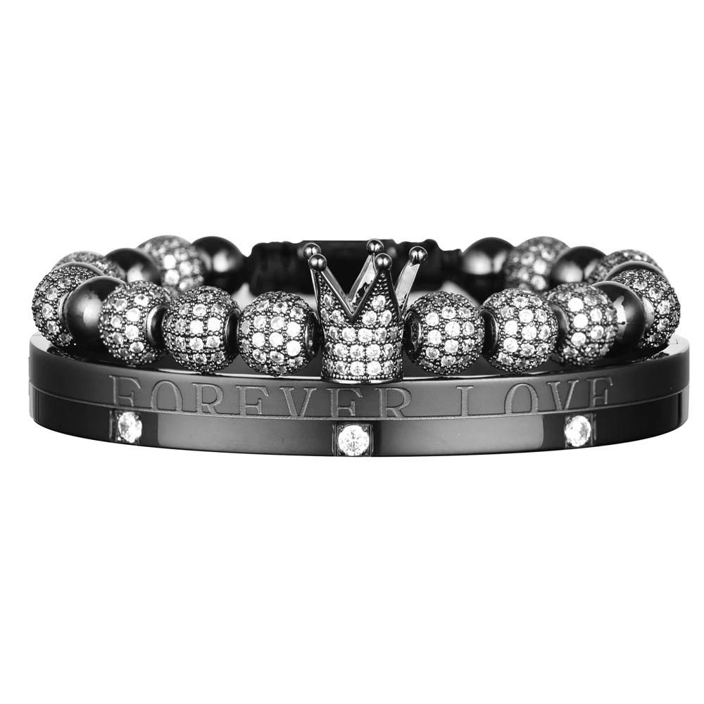 Metal Color:2pcs black crown A