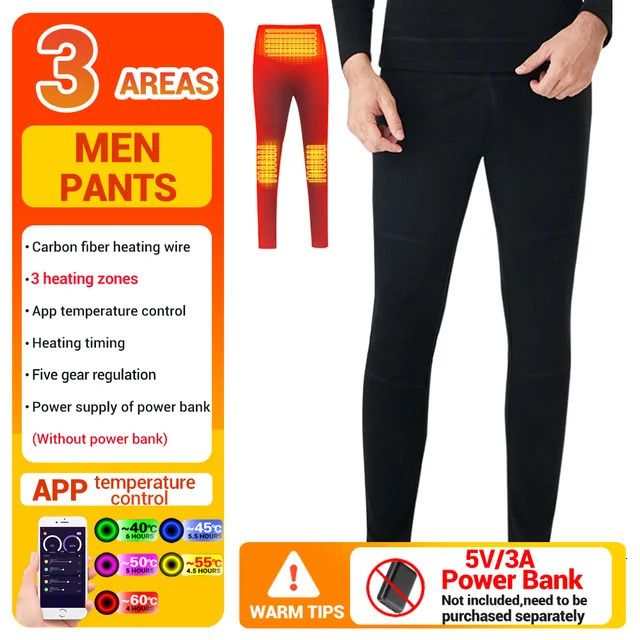 Pantaloni da 3 zone da uomo