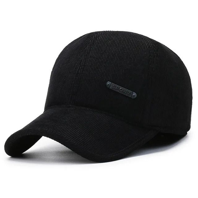黒い野球帽
