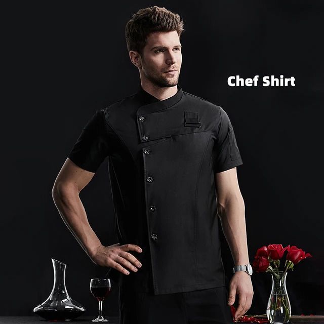 chemise de chef-noir