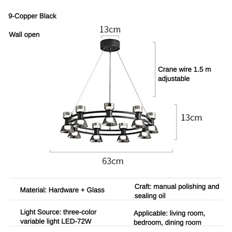 Three color dimming B-9-Head