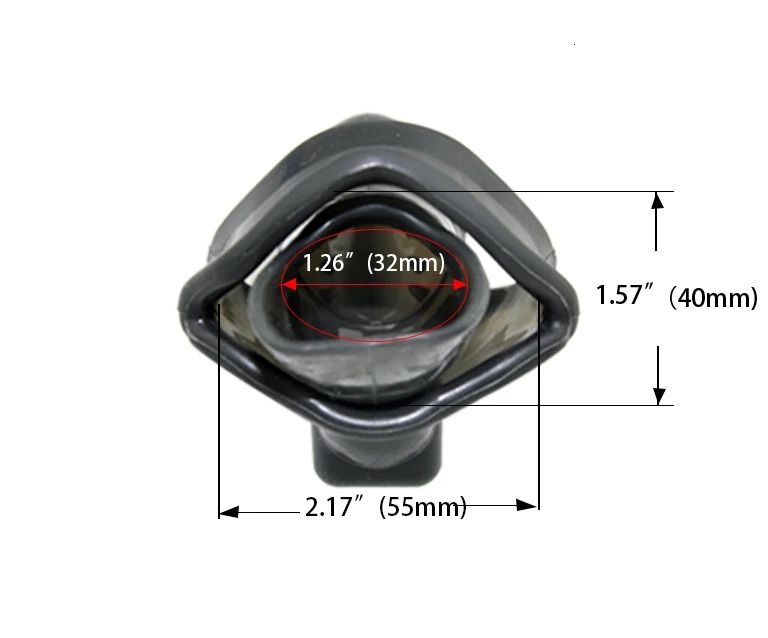 Schwarz 40mm Ring