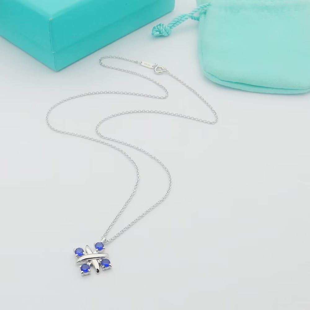 blue only necklace