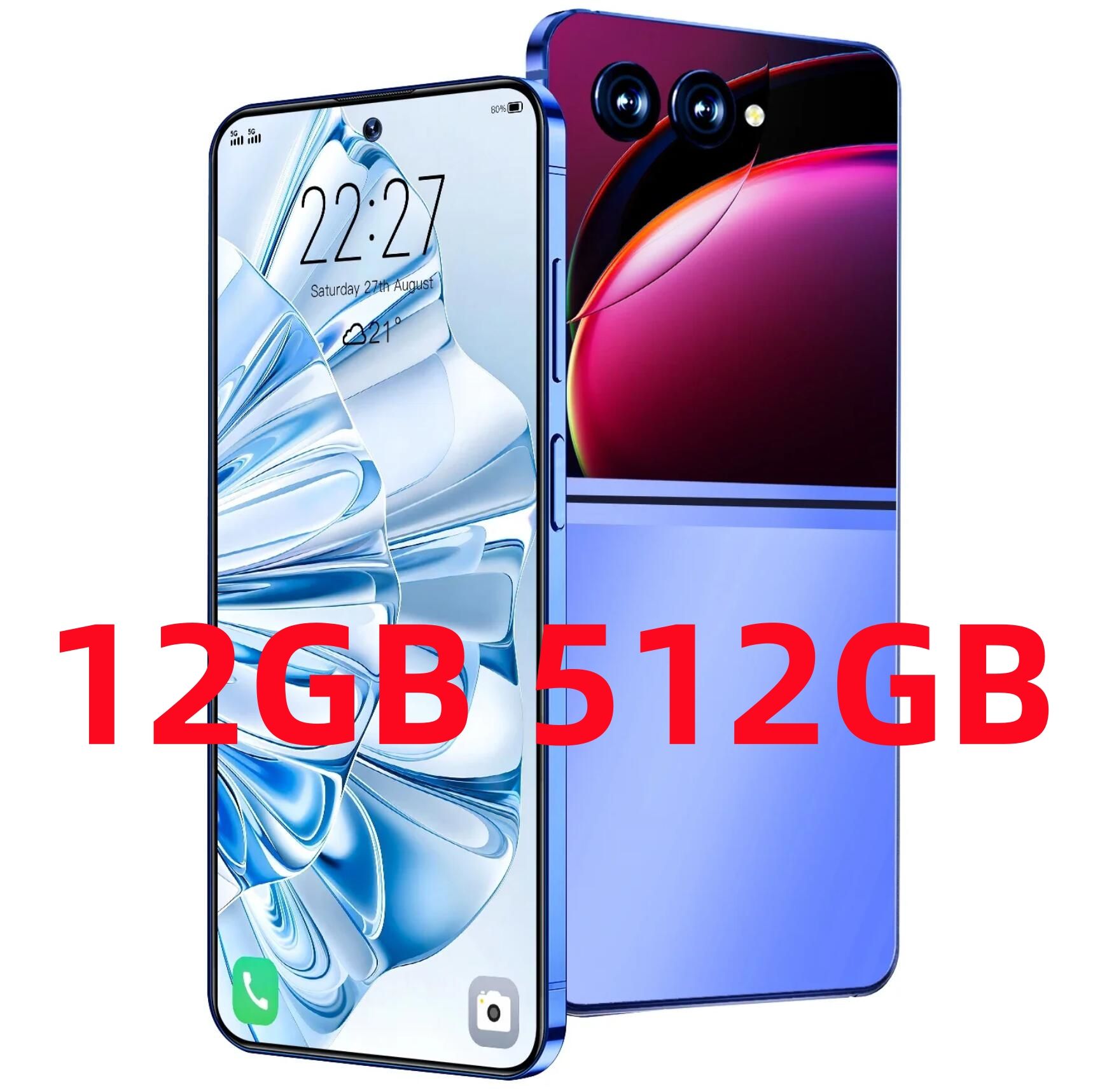 Blauw 12 GB 512GB