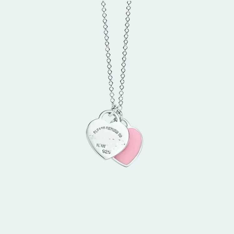 Platinum Pink Love Necklace