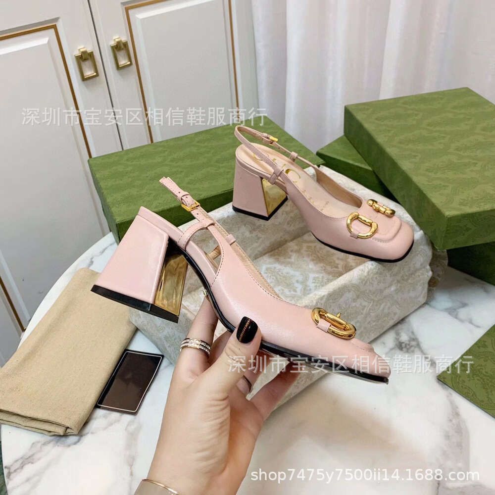 pink 7cm sandals
