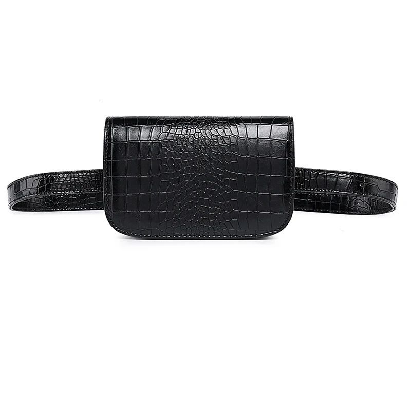 black waist bag