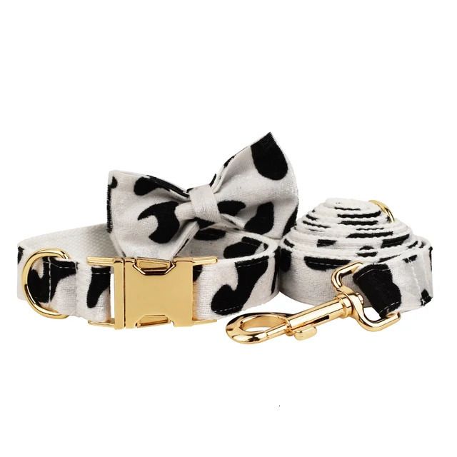 Bow Collar Leash Set