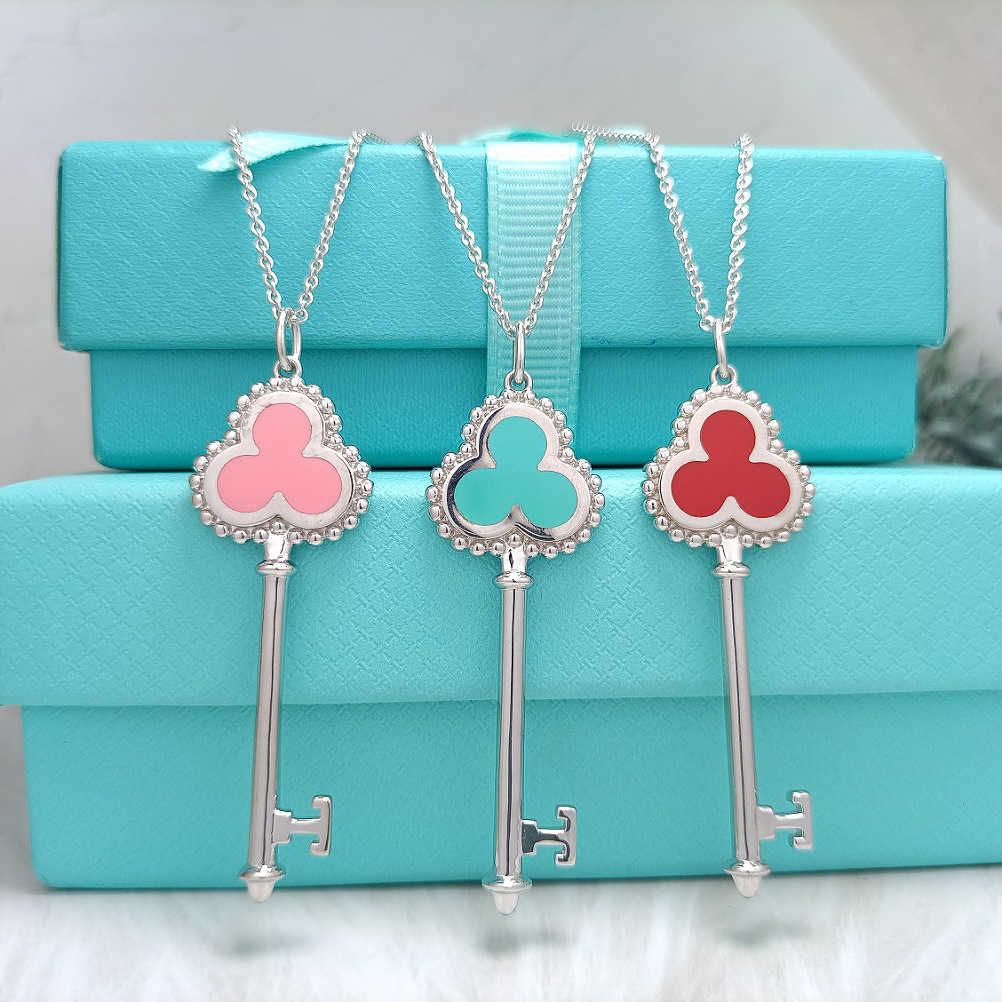 3 blauw (enkele hanger zonder ketting)