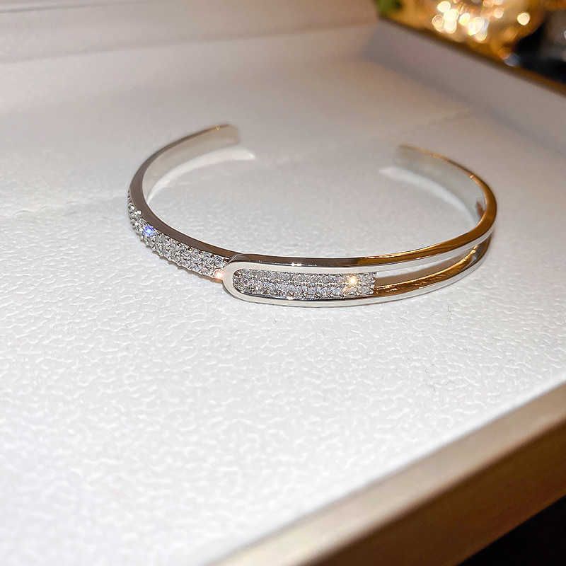 7 # Bracelet - Silver Oval (real Gold