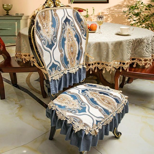 Blue-1pc Chair Cover
