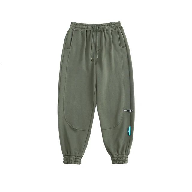 (pant)charcoal green