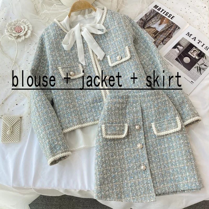 blouse jacket skirt