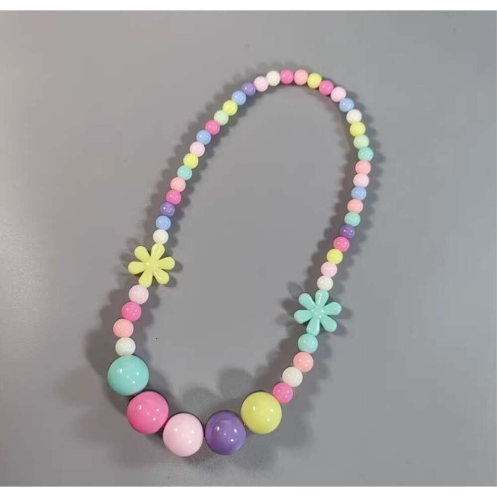 31 # Colorful large bead necklace