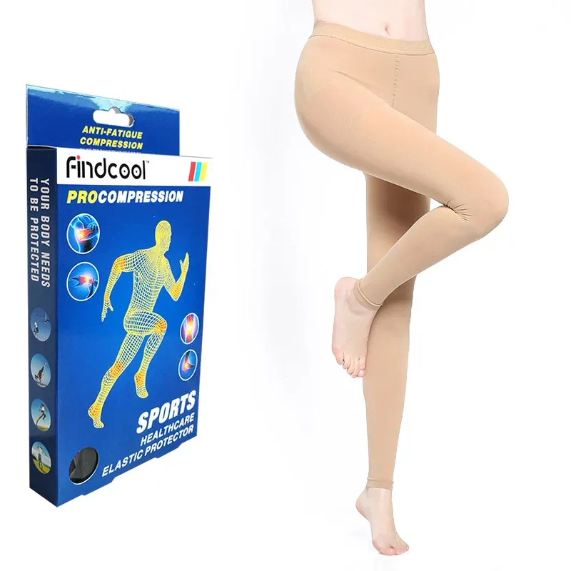 Beige Knöchel-Hose 3L