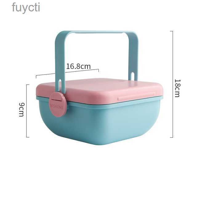 Pink Blue Lunch Box