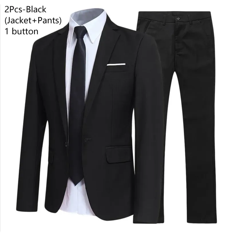 Black 2-piece suit