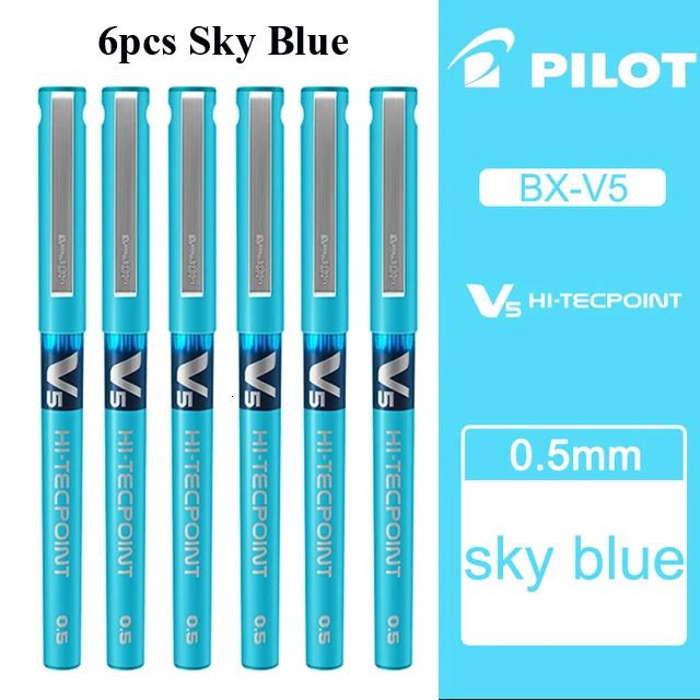 6pcs Bleu ciel