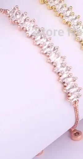 Metal Color:Rose Gold Bracelet
