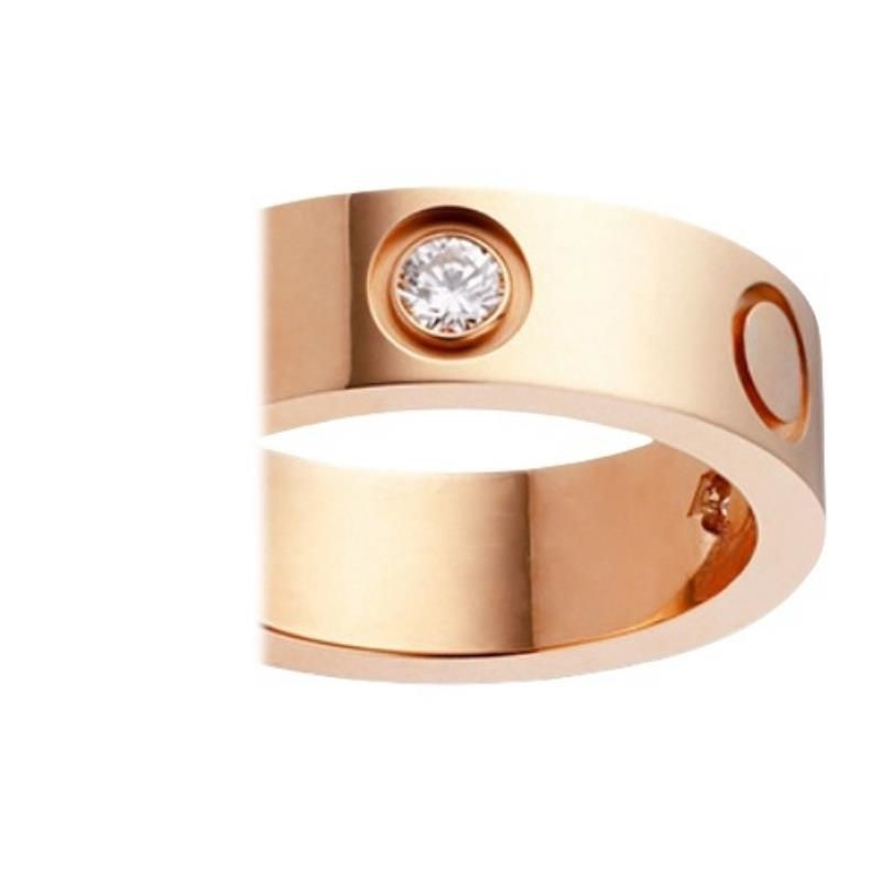 5mm rose gold with zircon