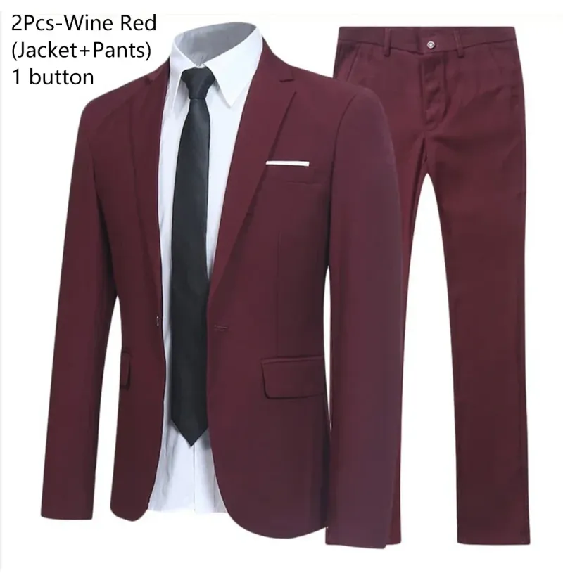 Claret 2-piece suit