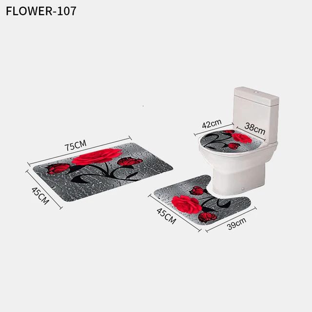 Blomma-107-3pcs matta