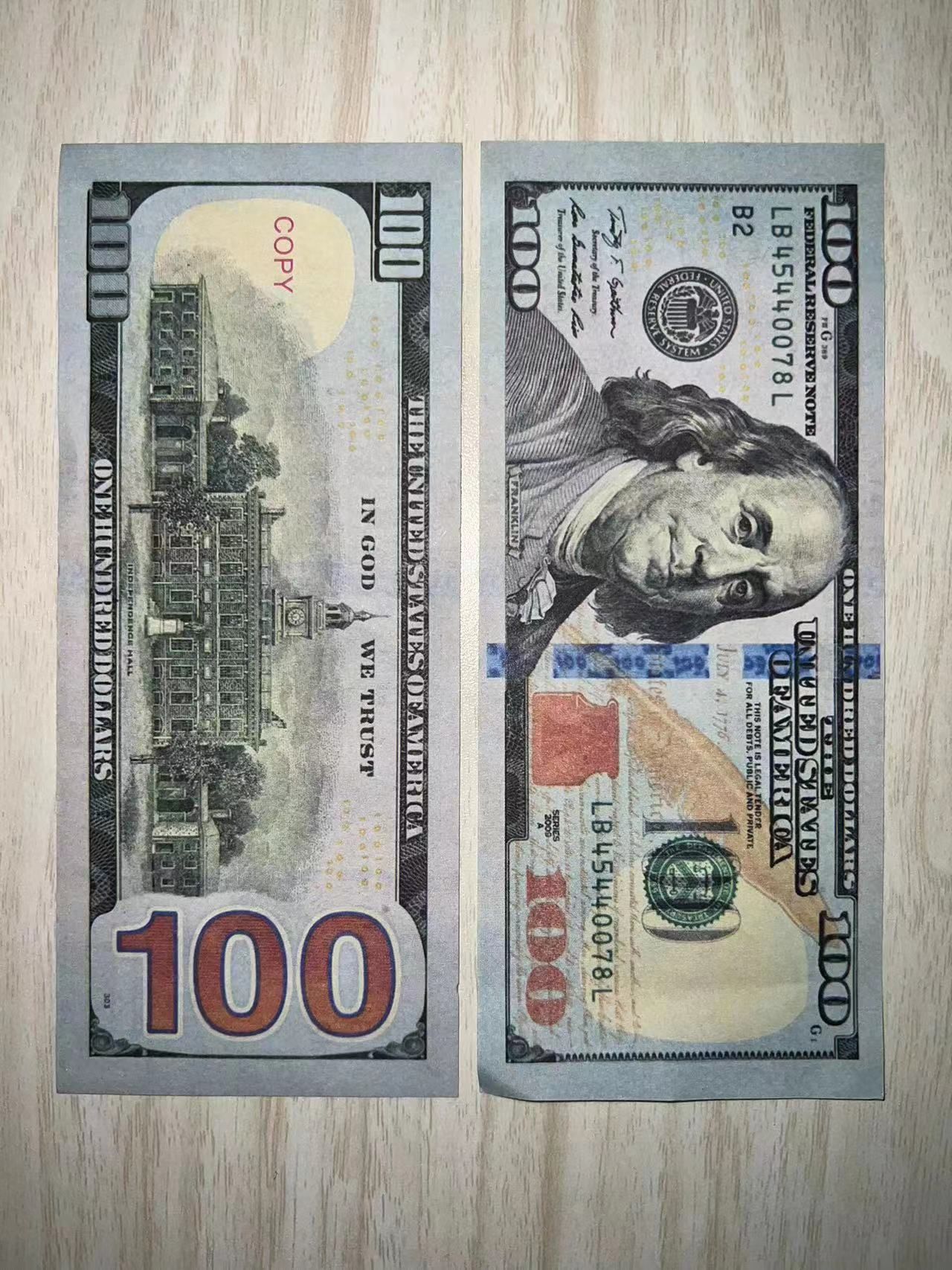 100 dollars (nouveau)