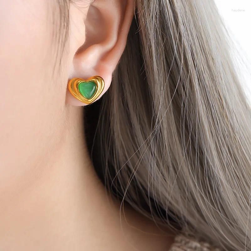 Green Earrings