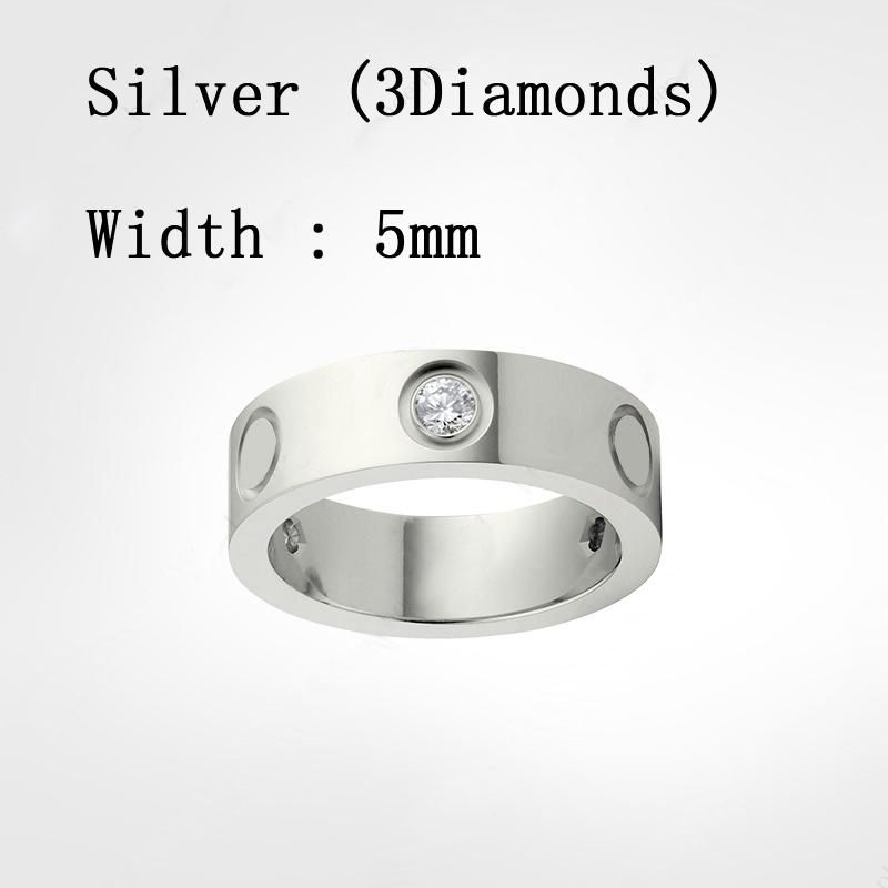5 mm-Silver & Diamonds