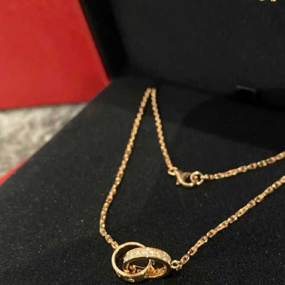 Love Diamond Necklace - Gold