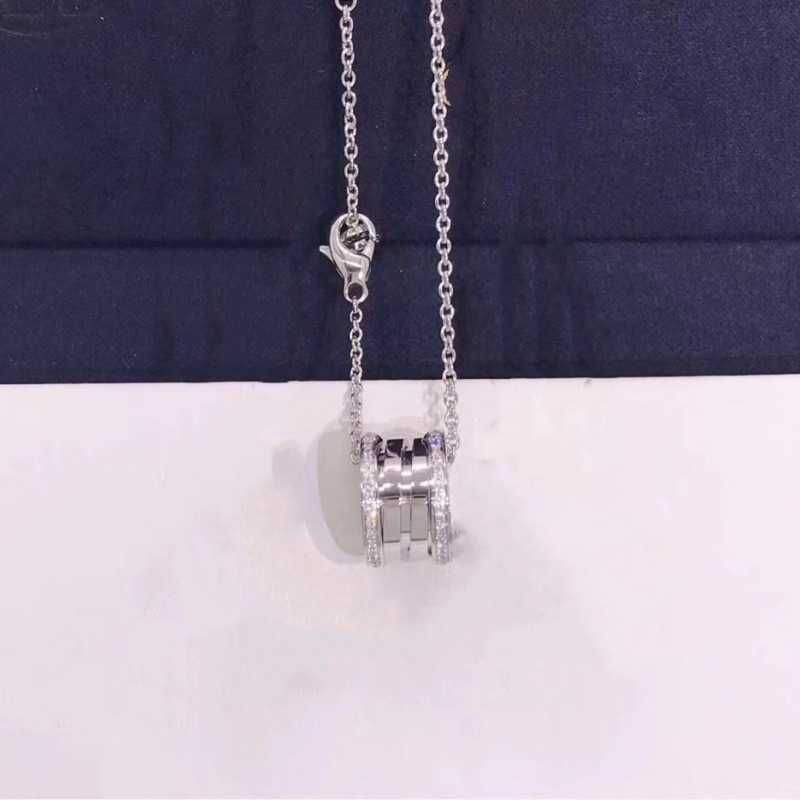 Spring Double Sided Diamond Necklace P