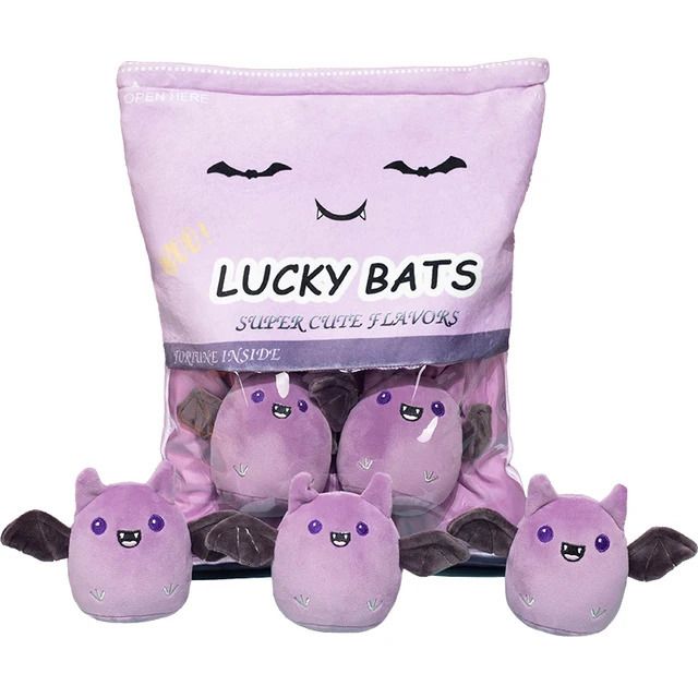 5pcs chauves-souris violet