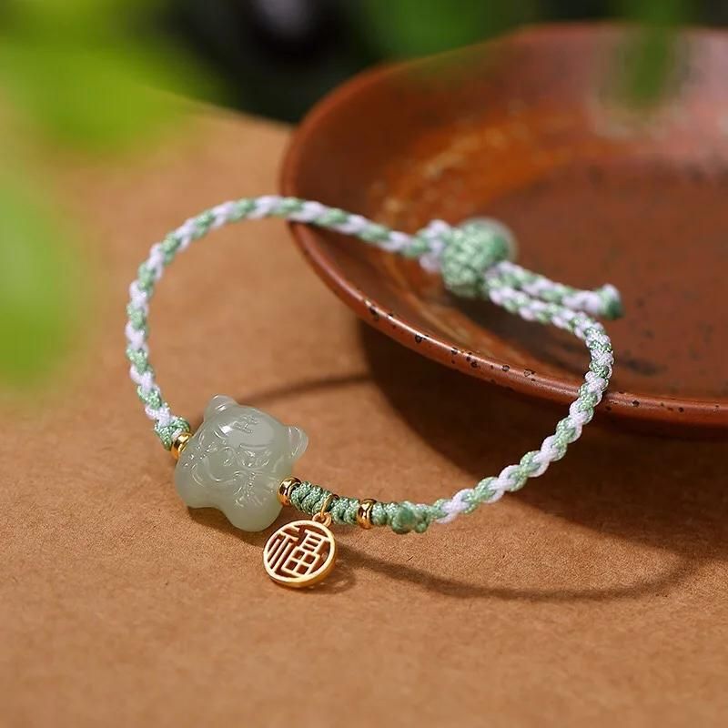 Bracelet Jade Vert