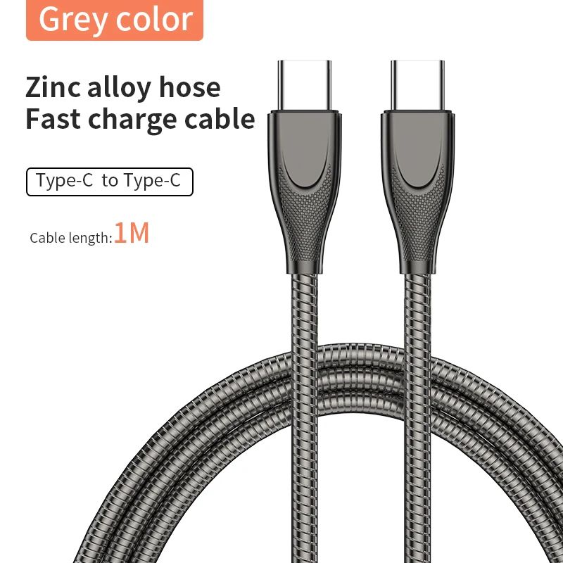 Grey USB C to C