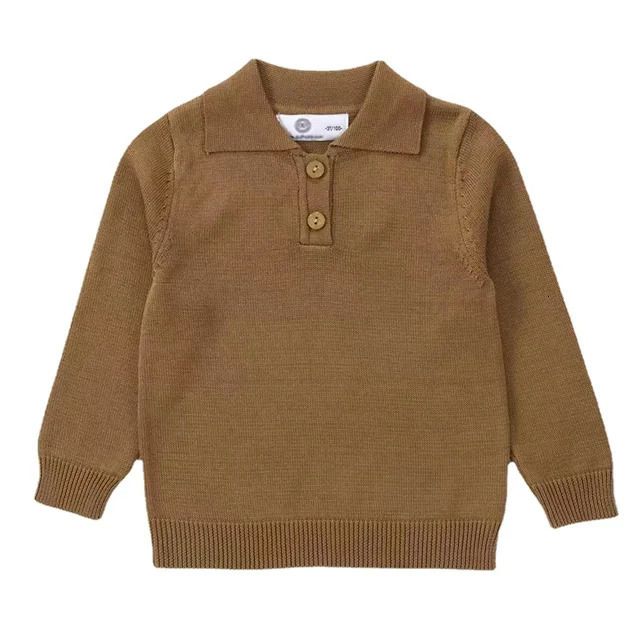 SWEATER POLO CARAMEL