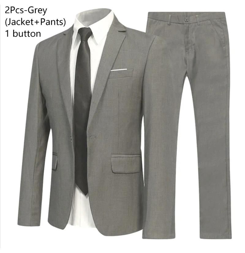 Grey 2-piece suit