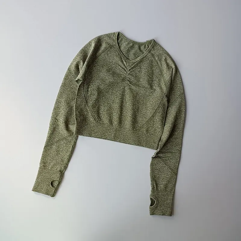 Military green tops