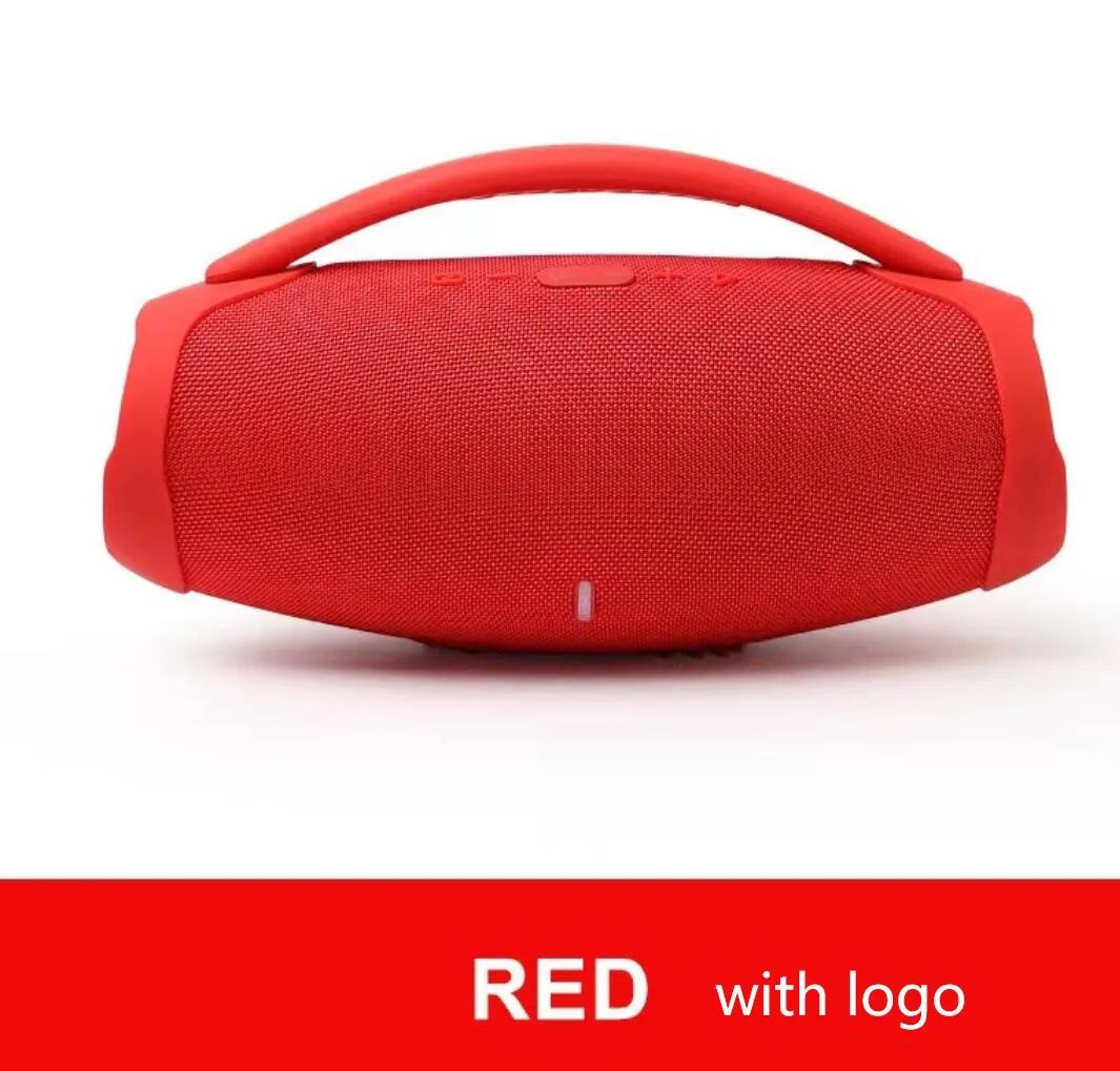 Red with logo