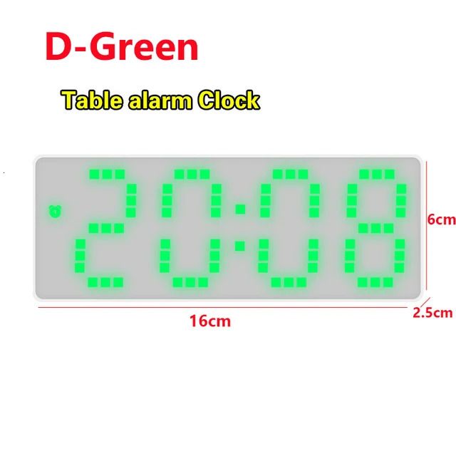 Horloge de table D-vert