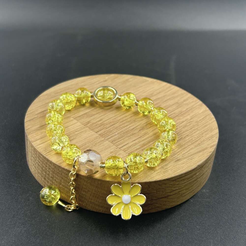 Yellow Sunflower Bracelet