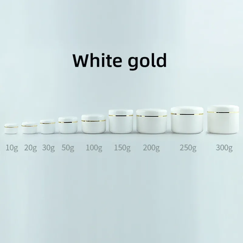 15pcs 30 ml białego złota