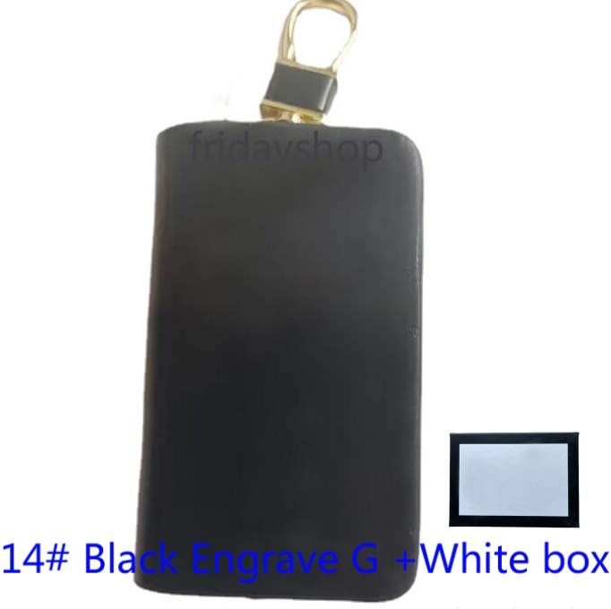 14#black Engrave g Keychains+white Box