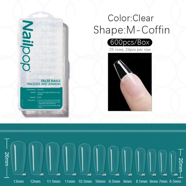 Clear m-coffin 600